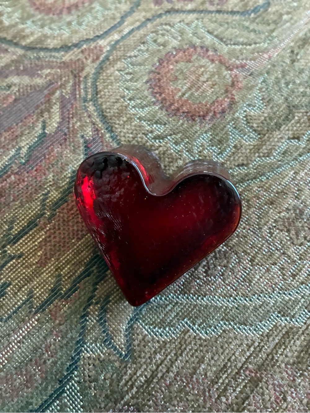 Fire and Light Red Heart (unsigned) - Picture 2 of 4